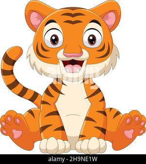 Bengal tiger cartoon hi-res stock photography and images - Alamy