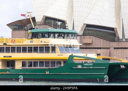 Sydney ferry MV Fairlight introduced to service in late 2021 on the ...