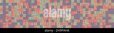 Abstract Geometrical generative computational art illustration Stock Vector