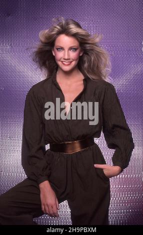 Heather Locklear poses for a portrait 1981 in Los Angeles, California. Credit: Harry Langdon /Rock Negatives /MediaPunch Stock Photo