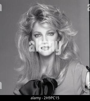 Heather Locklear poses for a portrait 1981 in Los Angeles, California. Credit: Harry Langdon /Rock Negatives /MediaPunch Stock Photo