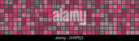 Abstract Geometrical generative computational art illustration Stock Vector