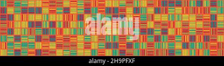 Abstract Geometrical generative computational art illustration Stock Vector