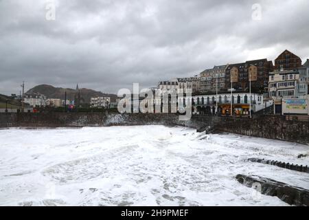 Storm Barra hits Ilfracombe - North Devon, UK Stock Photo