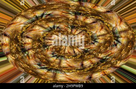 Abstract electrifying lines, smoky fractal pattern, digital ...
