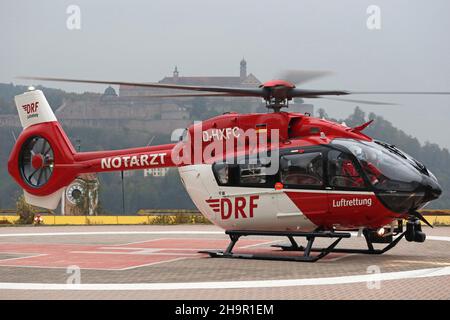 DRF Recue Helicopter Stock Photo