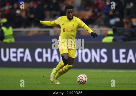 Milan, Italy, 7th December 2021. Divock Origi of Liverpool during the UEFA Champions League match at Giuseppe Meazza, Milan. Picture credit should read: Jonathan Moscrop / Sportimage Credit: Sportimage/Alamy Live News