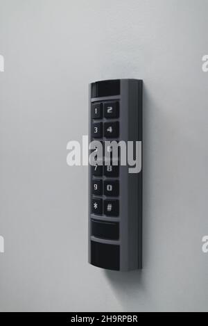 Security automatic digital room door lock. Stock Photo