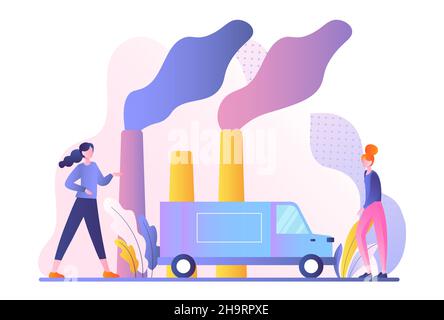 Supply chain management Stock Vector