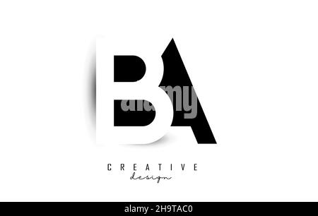 Ba Logo Design Premium Letter Ba Logo Design With Water Wave Concept Stock  Illustration - Download Image Now - iStock