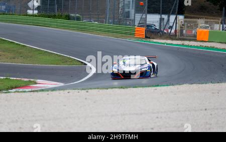 Vallelunga, italy september 18th 2021 Aci racing weekend. Fast Honda NSX GT race car action on asphalt racetrack Stock Photo
