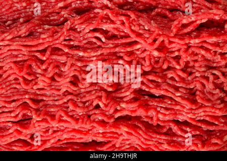 Chopped meat  isolated on white background. Stock Photo
