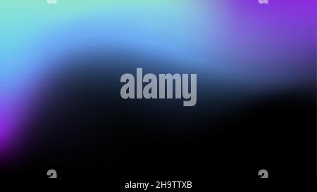 Colorful Blue and Black Gradient Background. Vector illustration Stock Vector