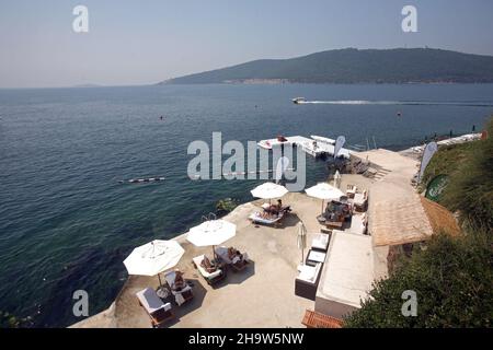 SEDEF ISLAND, TURKEY - AUGUST 4: Istanbul Prince Island Sedef (Turkish: Sedef Adasi) on August 4, 2010 in Istanbul, Turkey. Island is officially a neighborhood in the Adalar district of Istanbul. Stock Photo