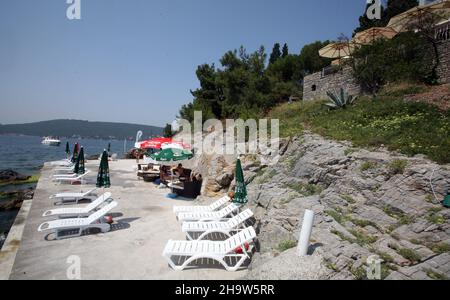 SEDEF ISLAND, TURKEY - AUGUST 4: Istanbul Prince Island Sedef (Turkish: Sedef Adasi) on August 4, 2010 in Istanbul, Turkey. Island is officially a neighborhood in the Adalar district of Istanbul. Stock Photo