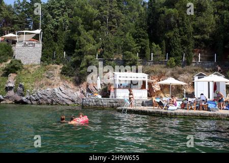 SEDEF ISLAND, TURKEY - AUGUST 4: Istanbul Prince Island Sedef (Turkish: Sedef Adasi) on August 4, 2010 in Istanbul, Turkey. Island is officially a neighborhood in the Adalar district of Istanbul. Stock Photo