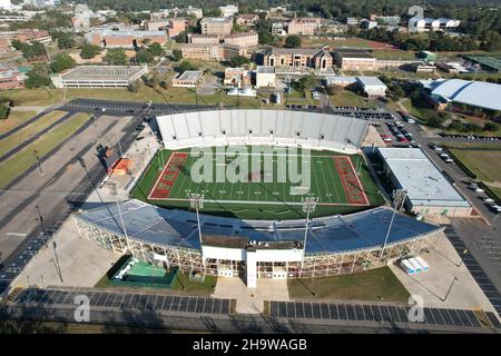 An aerial view of Bragg Memorial Stadium on the campus of Florida A&M ...