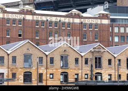 The Rocks History Warehouses beneath the Sydney harbour bridge in Campbells cove,The ...