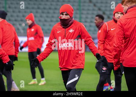Zelimkhan Bakaev of FC Spartak Moscow in Action Editorial Image