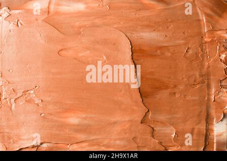 Chocolate cream background. Space for text or design. Stock Photo