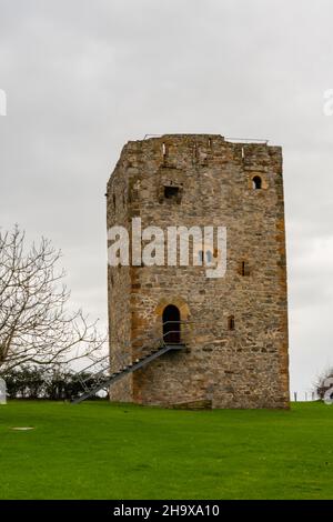 Villademoros Tower in Entrecabos - Asturias. Stock Photo