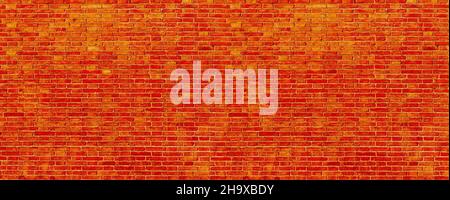 red old high-quality brick wall as a background for your design Stock Photo