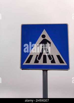 A Blue Public Information Sign Attached To A Green Wire Photo Inspiration