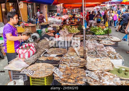 MANILA, PHILIPPINES - JANUARY 27, 2018: View of Quiapo market in Manila Stock Photo