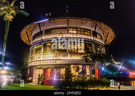 KUCHING, MALAYSIA - MARCH 6, 2018: The White Barouk restaurant in the center of Kuching, Malaysia Stock Photo