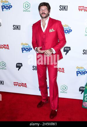 Hollywood, United States. 08th Dec, 2021. HOLLYWOOD, LOS ANGELES, CALIFORNIA, USA - DECEMBER 08: Johnny Wujek arrives at Katie Welch And Jordan Kuker's 8th Annual Winter Wonderland Toys for Tots Charity Event presented by SIKI.io, DOGG coin, Candy Pop and Cookie Pop and Tito's Vodka held at Yamashiro Hollywood on December 8, 2021 in Hollywood, Los Angeles, California, United States. (Photo by Xavier Collin/Image Press Agency/Sipa USA) Credit: Sipa USA/Alamy Live News Stock Photo