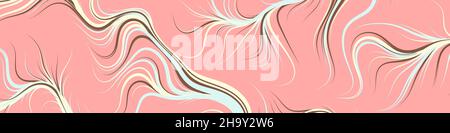 Abstract Perlinnoise Geometrical generative computational art illustration Stock Vector