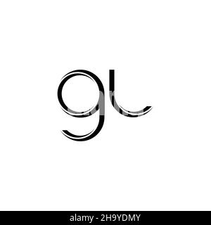 LG Logo monogram with slice rounded modern design template isolated on ...