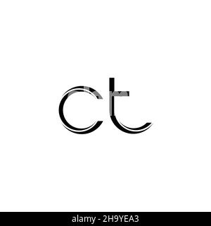 TC Logo monogram with slice rounded modern design template isolated on ...