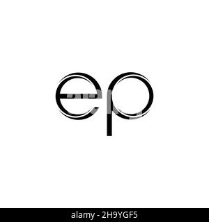 Ep Sign EP logo. E P design. White EP letter. EP/E P letter logo design ...