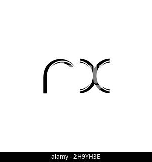 RX initial monogram logo with geometric style design ideas Stock Vector ...