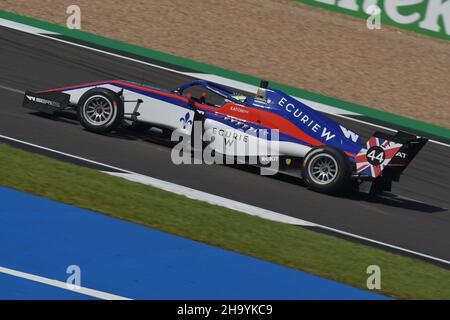 Abbie Eaton in the W Series British Grand Prix support race at Silverstone. Stock Photo