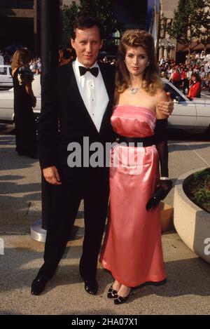 James Woods  and Sarah Owen at the 39th Annual Emmy Awards - September 20, 1987 Credit: Ralph Dominguez/MediaPunch Stock Photo