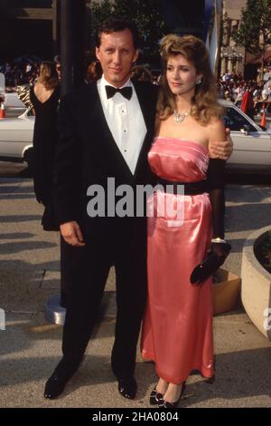 James Woods  and Sarah Owen at the 39th Annual Emmy Awards - September 20, 1987 Credit: Ralph Dominguez/MediaPunch Stock Photo