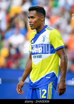 Udine, Italy. 22nd Aug, 2021. Alex Sandro (Juventus) portrait during Udinese Calcio vs Juventus FC (portraits), italian soccer Serie A match in Udine, Italy, August 22 2021 Credit: Independent Photo Agency/Alamy Live News Stock Photo