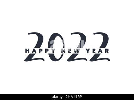 Happy New Year 2022 Stock Vector