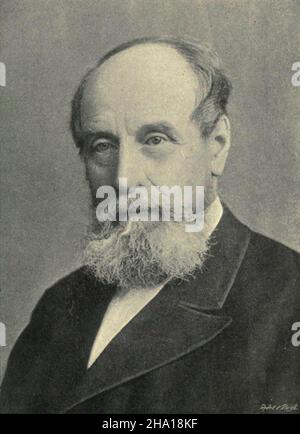 Portrait of John William Dawson Stock Photo