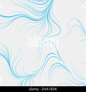 Abstract Perlinnoise Geometrical generative computational art illustration Stock Vector