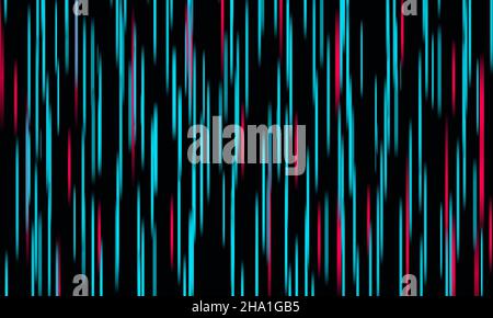 Aesthetic neon abstract verticals lines. Matrix and coding effect. Digital rain, clip art with futuristic design and vector. Cyber graphics banner. Fu Stock Photo