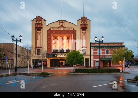 Eureka, California, Richard Sweasey theater, now Arkley Center.  Stock Photo