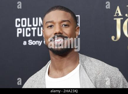 Michael B Jordan arrives at the world premiere of Black Panther: Wakanda  Forever on Wednesday, Oct. 26, 2022, at the Dolby Theatre in Los Angeles.  (Photo by Richard Shotwell/Invision/AP Stock Photo 