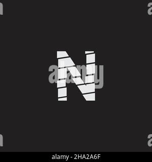Premium Vector N initial letter Logotype for luxury branding. Elegant and stylish design for your Elite company. Stock Vector