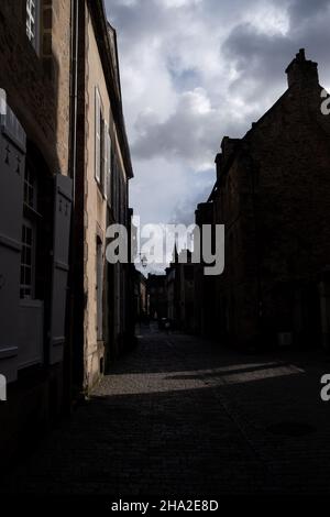 France, Brittany, September 2020. Illustration of daily life in Brittany. Photograph by Martin Bertrand. France, Bretagne, Septembre 2020. Illustratio Stock Photo