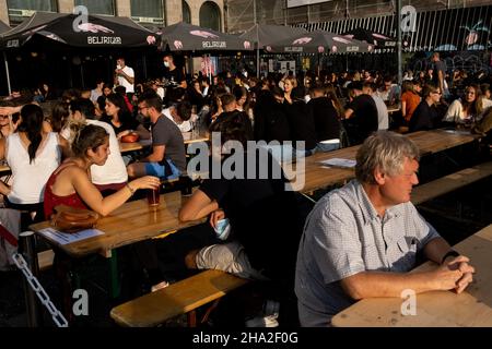 France, Brittany, September 2020. Illustration of daily life in Brittany. Photograph by Martin Bertrand. France, Bretagne, Septembre 2020. Illustratio Stock Photo