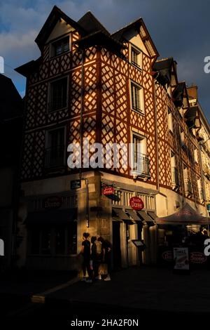 France, Brittany, September 2020. Illustration of daily life in Brittany. Photograph by Martin Bertrand. France, Bretagne, Septembre 2020. Illustratio Stock Photo