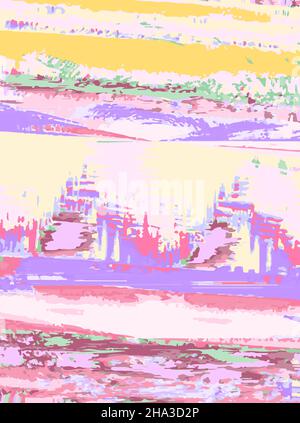This is a illustration of Cool glitch bug screen background Stock Vector